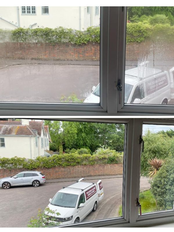 Misted Double Glazing and Repaired Window